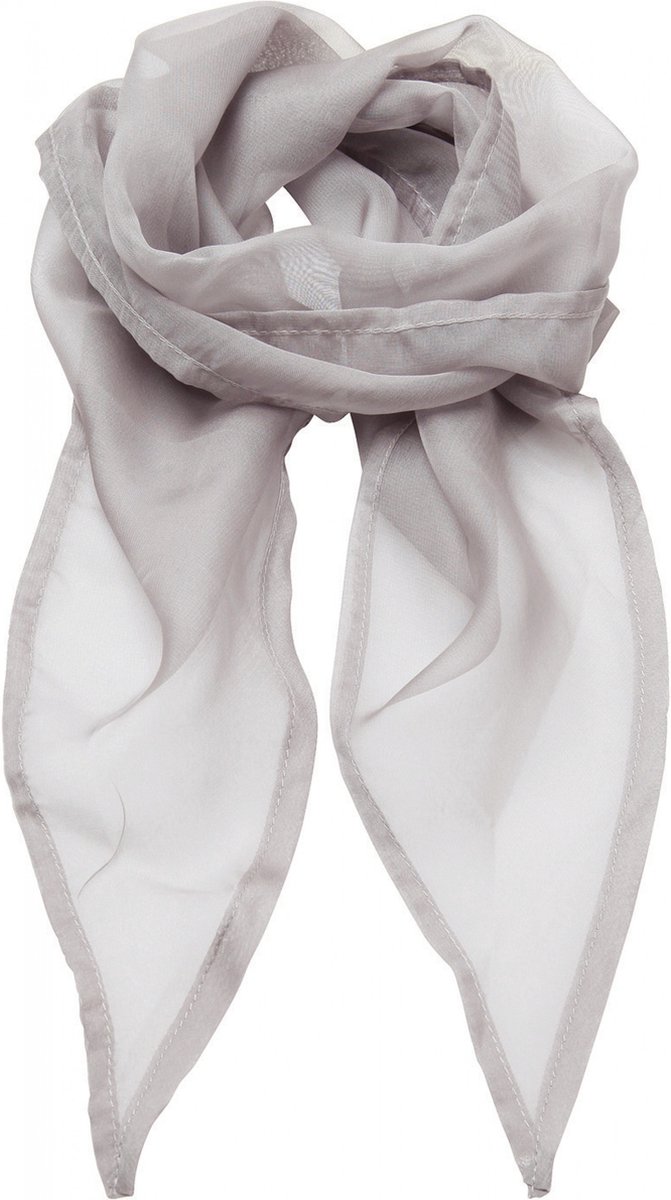 Premier Ladies Chiffon Scarf PR740 - SILVER - One size