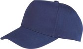 Boston cap - One Size, Marine Blauw