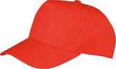 Casquette Kind Taille Unique Result Rouge 65% Polyester, 35% Katoen