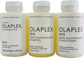 Olaplex N° 4 Shampooing 100 ml et après-shampooing No° 5 100 ml et No°. 3 100 ml