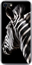 Geschikt voor iPhone SE 2020 hoesje - Zebra - Wilde dieren - Patronen - Siliconen Telefoonhoesje