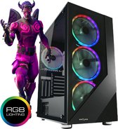 omiXimo - Gaming PC - AMD Ryzen 5 4500 - GTX1650 - 16 GB ram - 500 GB SSD - WIFI