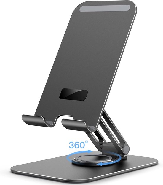 Vloerstandaard voor Tablet en Telefoon – 360° Draaibare