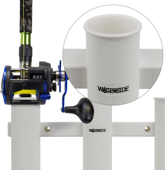 Just Marine 2X Rvs Boot Hengel Houder Staaf Pod Voor Kajak Jacht Outrigger Vissen Pole Houder Met Strap