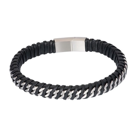 iXXXi-Men-Milo-Zwart-Heren-Armband (sieraad)-22.5cm