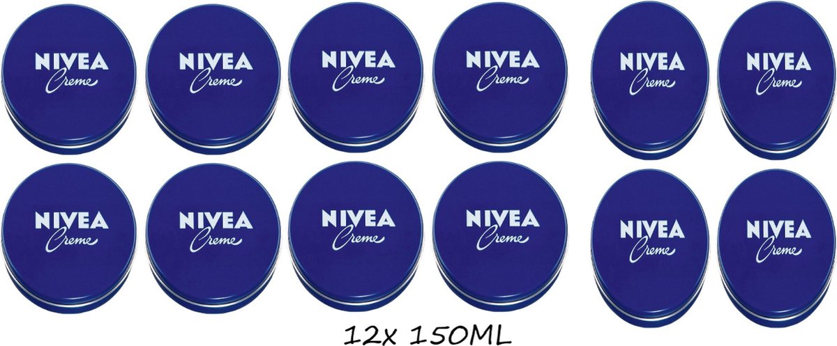 Nivea Cream Blue Family - Voordeelverpakking 12 x 150 ML