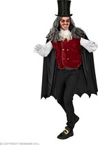 Widmann - Vampier & Dracula Kostuum - Valentino Vampiro Bloedjager - Man - Rood, Zwart - Medium / Large - Halloween - Verkleedkleding