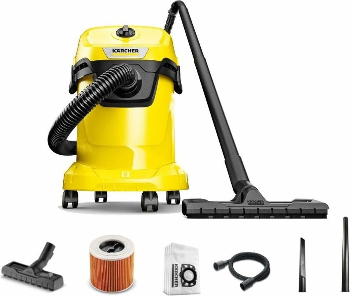 Aspirateur Eau Et Poussière 17L 1000W Kärcher WD 3