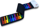 Bolan Rollup piano kleur - oprolbare piano - keyboard met 49 toetsen - mobiele digitale piano