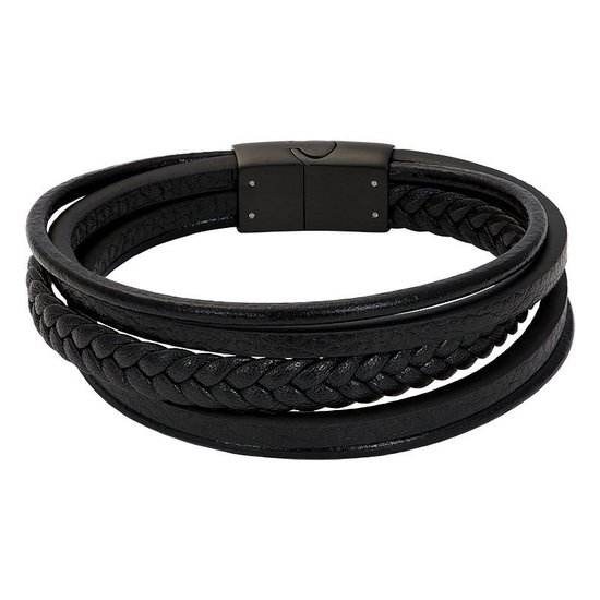 iXXXi-Men-Jason-Zwart-Heren-Armband (sieraad)-22.5cm