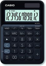 Casio MS-20UC- BK Calculatrice de bureau à énergie solaire, alimentée par batterie Zwart Nombre de positions d'affichage : 12