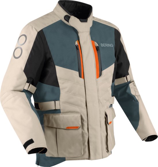 Bering Jacket Siberia Beige Grey Orange M - Maat - Jas