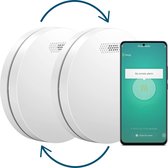 Bol.com Aroha Smart Connect & Link Rookmelder - 10 jaar batterij - Slimme & koppelbare rookmelder met WiFi - Smart brandmelder m... aanbieding