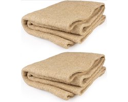 Hennepdeken - hennepmat - 110x50cm - Voor knaagdieren - 2 stuks