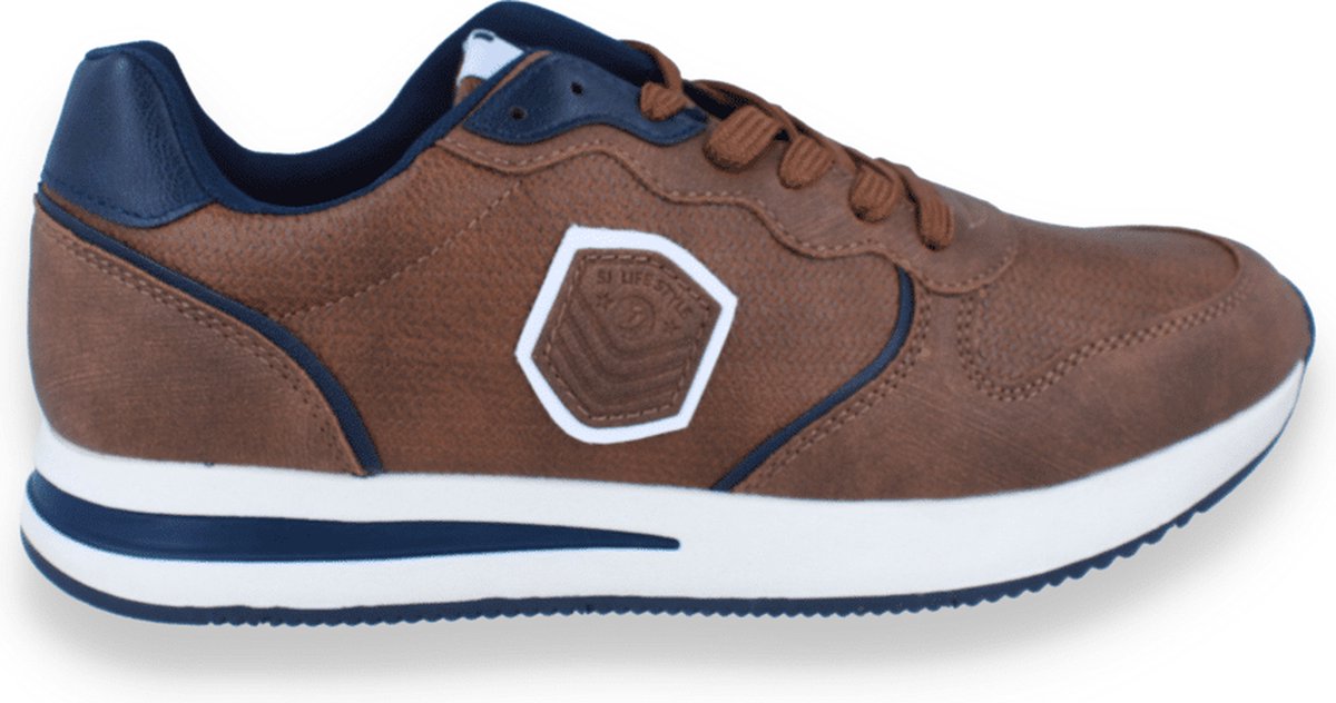 Sj Lifestyle Heren Sneaker Cognac COGNAC 45