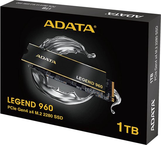 ADATA LEGEND 960 M.2 1000 GB PCI Express 4.0 3D NAND NVMe - 7400MB/S read - 6000MB/S write - PS5 compatibel - ADATA