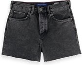 Scotch & Soda The Ray 5 Pocket Low Rise Denim Short — Washed Black Dames Jeans - Maat 28