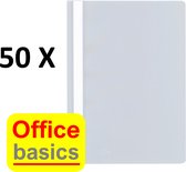 50 x Snelhechtmap Office Basics - A4 - PP - grijs