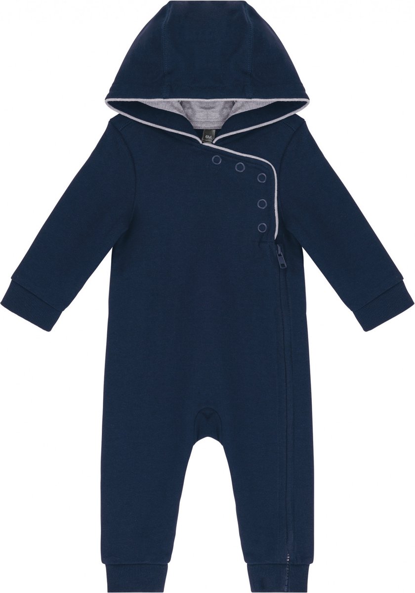 Pyjama's Baby 12M Kariban Navy / Oxford Grey 100% Katoen