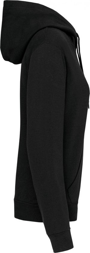 Sweatshirt Dames XL Kariban Lange mouw Black 80% Katoen, 20% Polyester