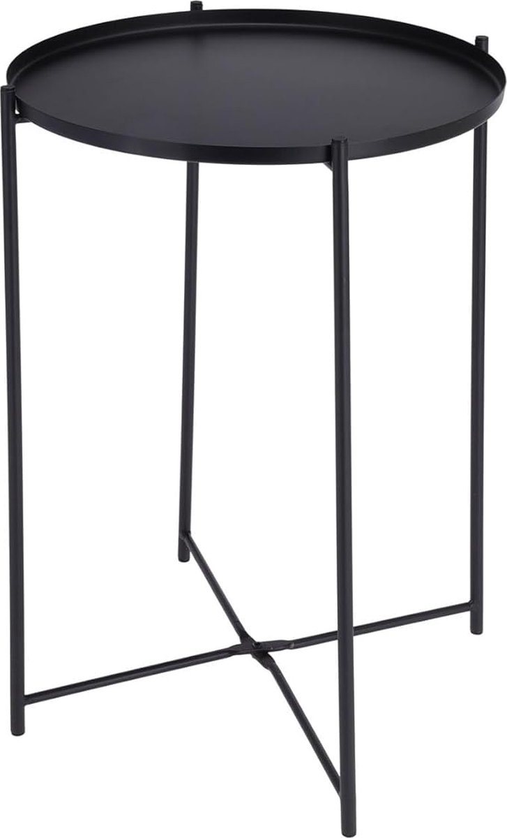 SUMNACON Zwart 35 cm 4 stuks klaptafelpoten van ijzer eenvoudige montage hoge belasting