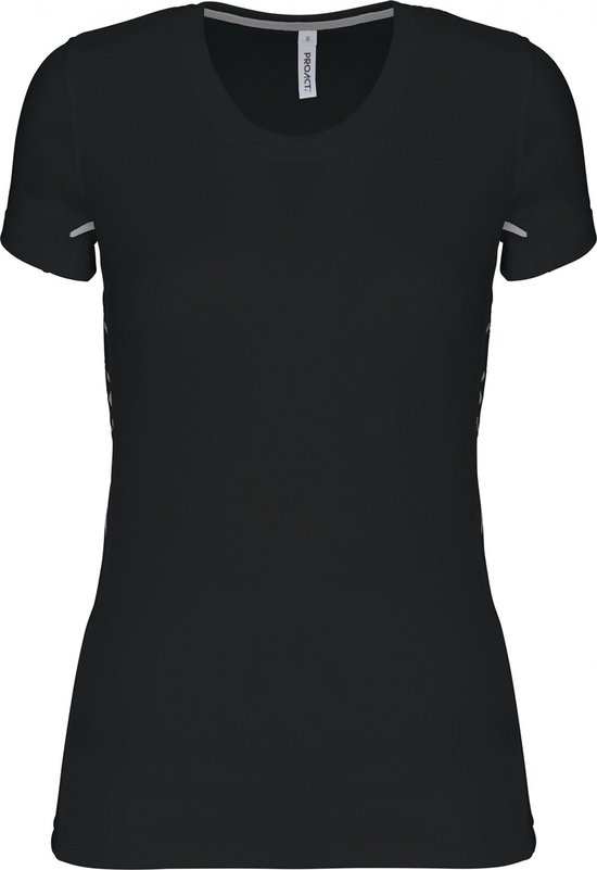 Foto: Proact damessportshirt pa466 black silver xxl