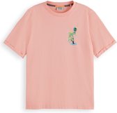 Scotch & Soda Relaxed fit graphic t-shirt Dames T-shirt - Maat M