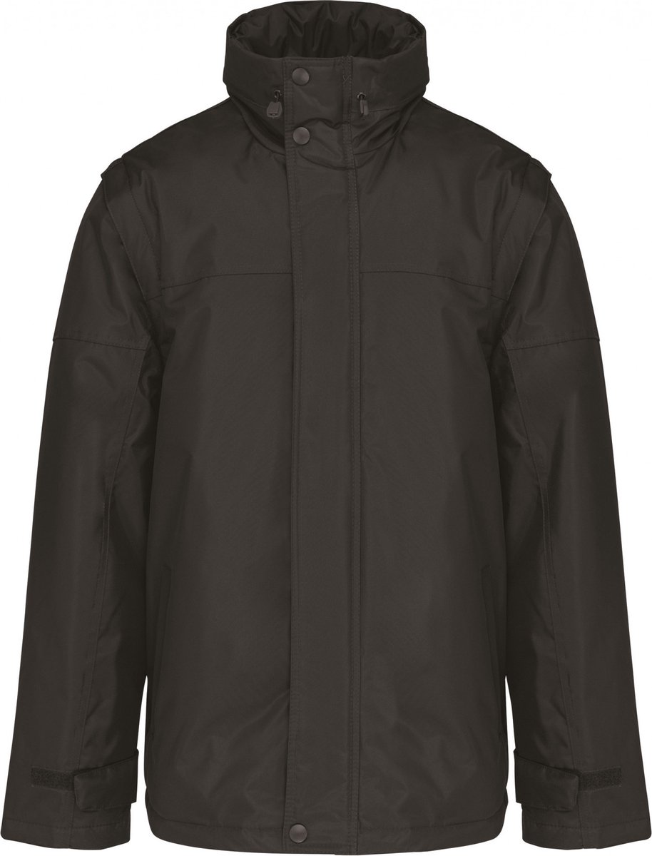 Kariban Jack met afneembare mouwen heren K693 Dark Grijs