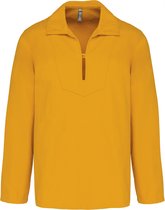 T-shirt Unisex S Kariban Kielkraag Lange mouw Mellow Yellow 100% Katoen
