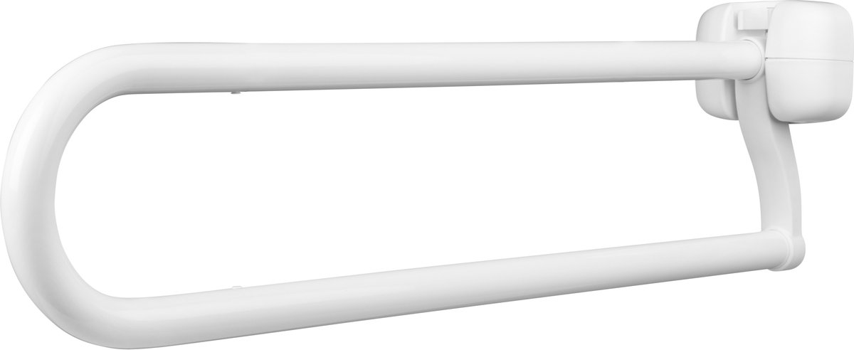 SecuCare - Toiletbeugel Premium Opklapbaar - Wit - Lengte 80 Cm