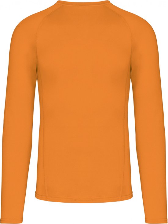 SportOndershirt Unisex XS Proact Lange mouw Orange 88% Polyester, 12% Elasthan