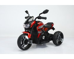 Elektrische kindermotor - Kindermotor - Accuvoertuigen - 1 tot 4 jaar - Stevig kindermotor - Rood