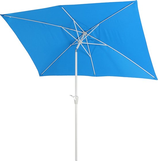 Jiubiaz Parasol 270cm, parasol de jardin, pliable, parasol avec