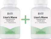 Lion's Mane Duo verpakking - 1000mg per dosering - Superfood - Vegan - 120 Capsules - Pruikzwam / Hericium erinaceus - 30% polysaccharide - Geheugen & Concentratie* - Paddenstoelen Extract - Luto Supplements