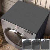 Wasmachine beschermer absorberend 60x60 CM – antislip ombouw overtrek mat – ombouw hoes bovenkant – Zwart