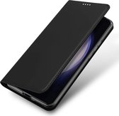 Dux Ducis Geschikt voor Samsung Galaxy S24 - Skin Pro Portemonnee Hoesje - Zwart