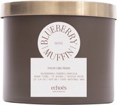 ECHOES LAB Blueberry Muffin Scented Natural Candle - 600 gr