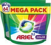 Ariel 3in1 Wasmiddel Pods - Kleur - 64 Capsules