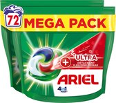 Ariel 4in1 Wasmiddel Pods +Ultra Vlekverwijderaar - 72 Capsules