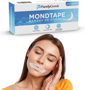 PurelyGoods® Anti Snurk Mondtape – 90 stuks - Mond Tape – Myotape – Mondpleisters – Slaaptape - Mouth Tape - Biohacking - Incl. Handleiding
