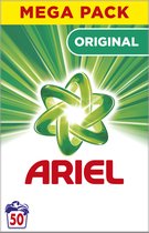 Lessive en poudre Ariel - Détergent - Original - 50 lavages