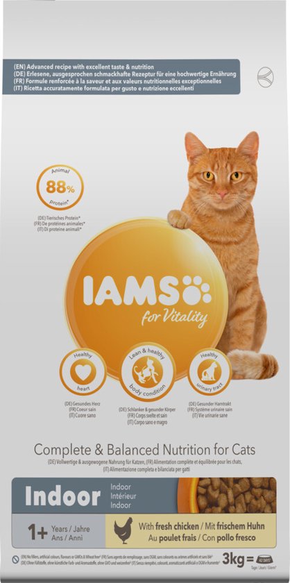IAMS Adult Indoor kattenvoer