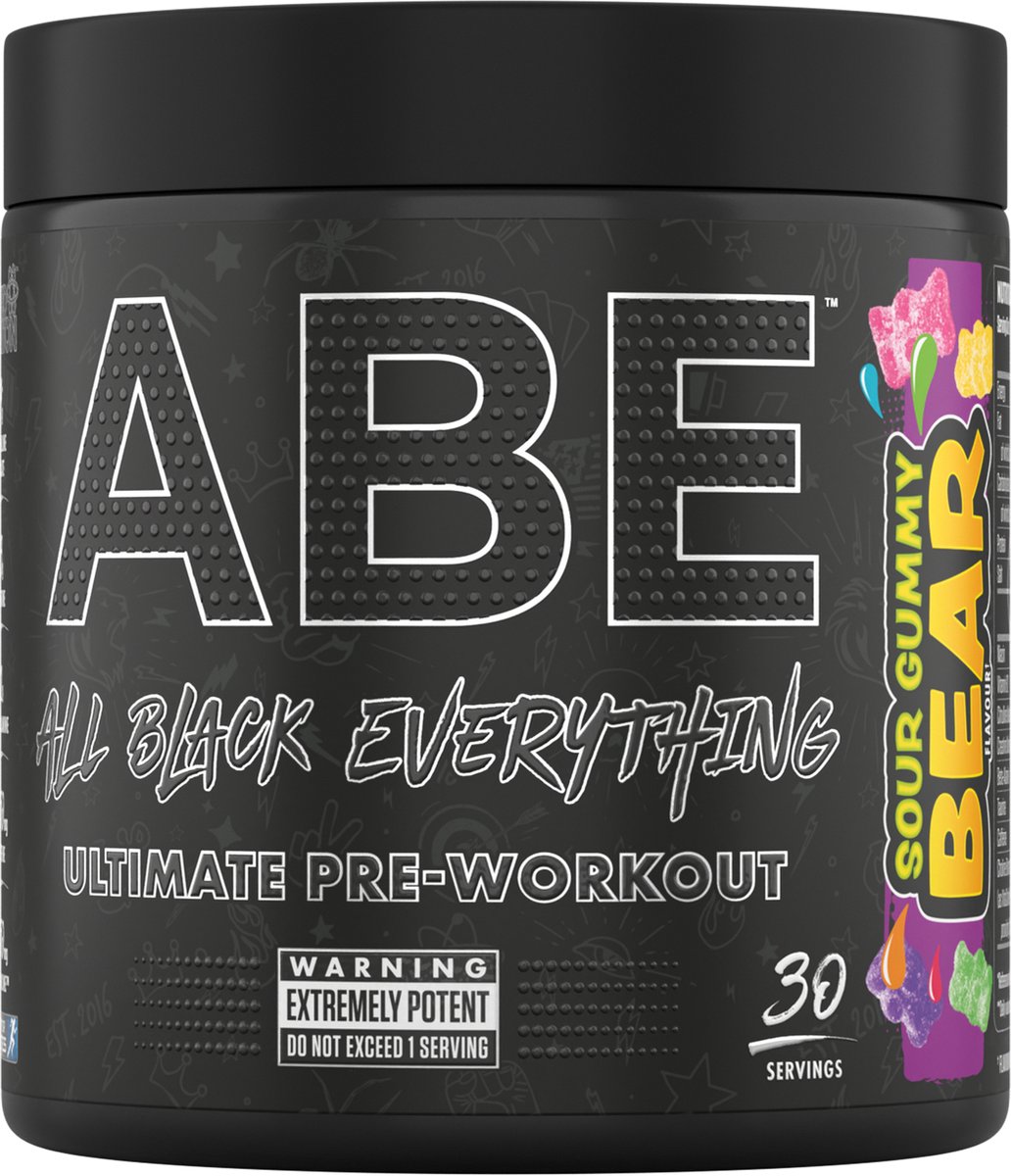 Goedkoopste Applied Nutrition - ABE Ultimate Pre-Workout - 375 g - Sour Gummy Bear Smaak - 30 servings