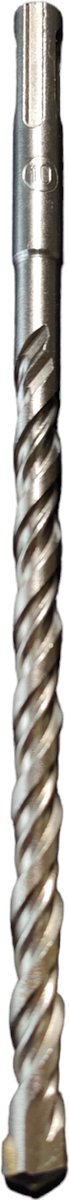 Rodia hamerboor - 3 stuks SDS plus Boor - 10mm - L 210mm - NL 150mm - 2 snijder