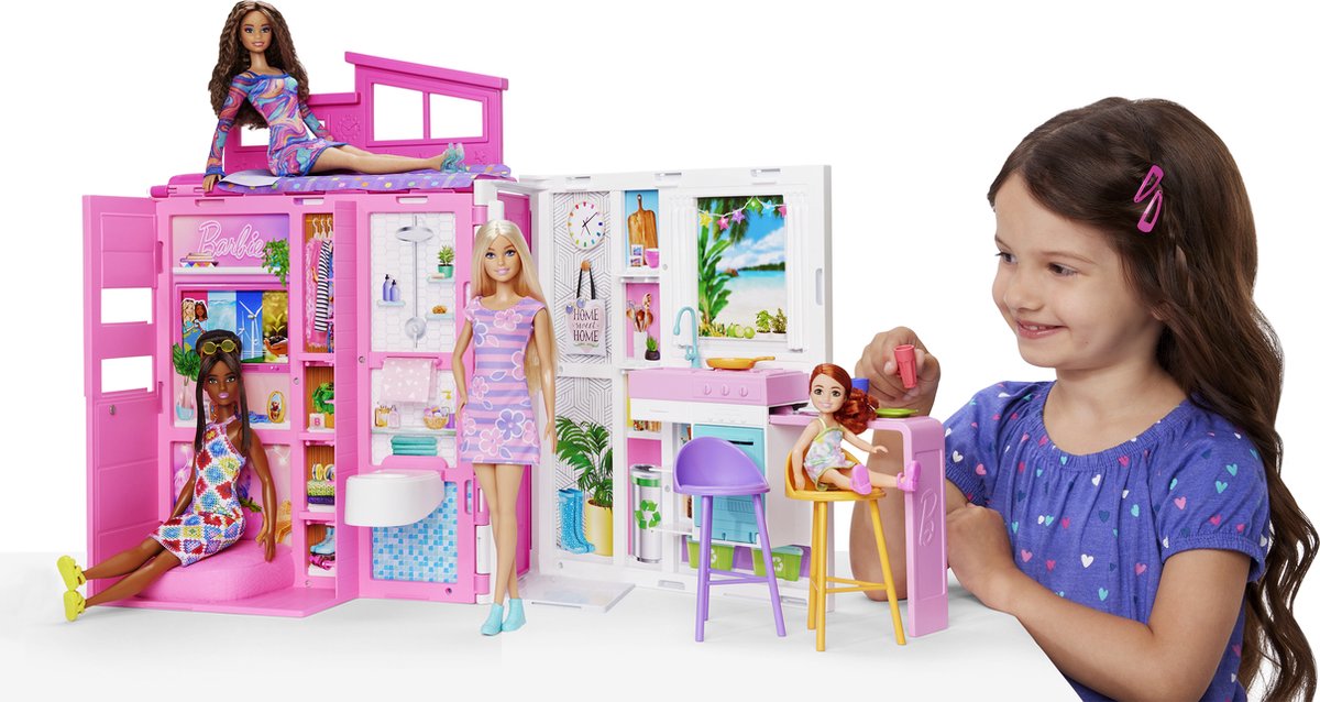 Barbie 65 jaar Vakantiehuis - Barbiepop - Poppenhuis — afbeelding 3