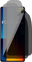 Privacy Screenprotector geschikt voor Xiaomi Poco M6 Pro - 2x FlexGuard Screen Protector