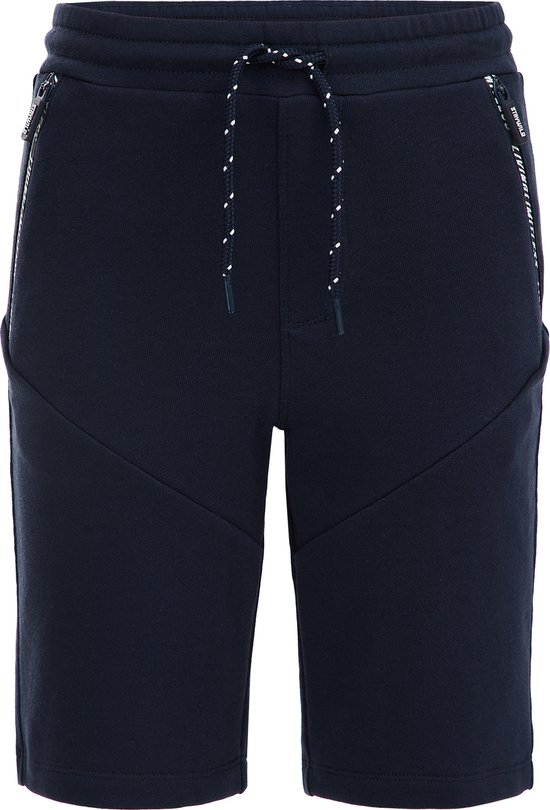 WE Fashion Jongens joggingshort met tapedetail