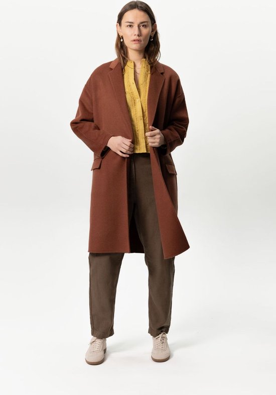 Sissy-Boy - Manteau en laine fait main marron