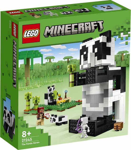LEGO Minecraft Het Panda Huis Speelgoed Set met Dieren – 21245