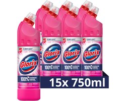 15x Glorix Bleek Pink Power 750 ml